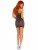 Leg Avenue-Shimmer Sheer rhinestone tube dress Black/Silver - Блискуча чорна сукня, OS - купити в Києві, Україні