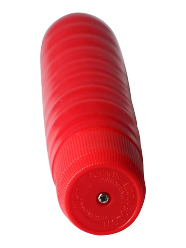 You2Toys Soft Wave Red - Мультискоростной вибратор с рельефной поверхностью, 19х3.5 см