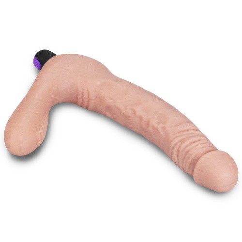 Rechargeable IJOY Strapless Strap on - Безремневой страпон с вибрацией, 18.4х3.9 (телесный)