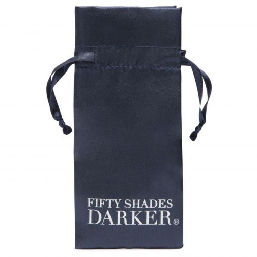 Fifty Shades Darker Just Sensation Beaded - зажим для клитора, 10 см (серебристый)