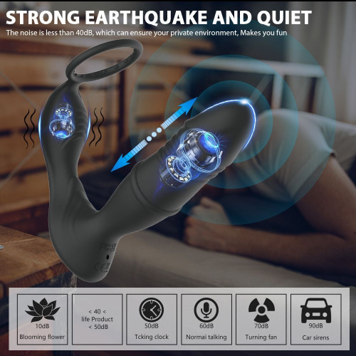 Масажер простати зі смарт управлінням Erospace Men’s Play Thrusting Prostate Massager - купити в Україні | Секс шоп SEX-SHOP.ua