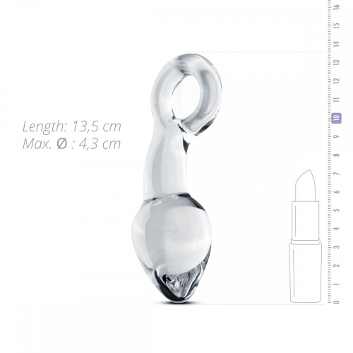 Gildo Glass Prostate Plug No. 13 скляний стимулятор простати, 13.5х4.3 см - купити в Києві, Україні