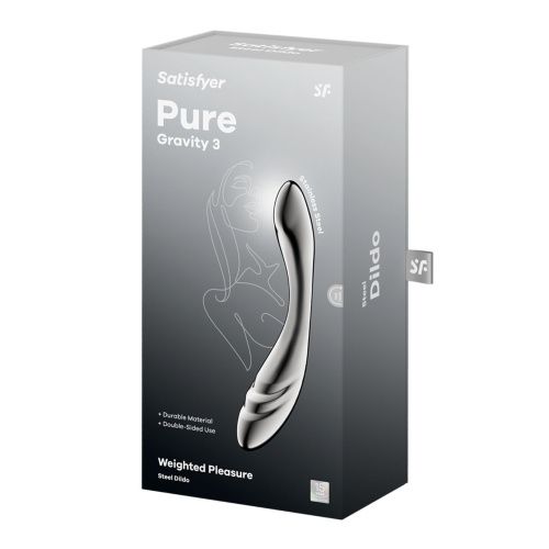Металлический дилдо Satisfyer Pure Gravity 3
