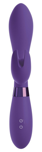 Pipedream OMG Bestever Silicone Vibrator - Ввибратор-кролик с ушками, 21 см (фиолетовый)