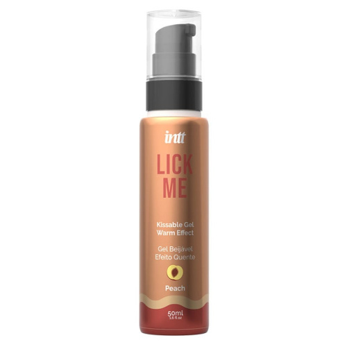 Лубрикант на водній основі Intt Lick Me Peach Kissable, 50 мл (персик) - купити в Києві, Україні