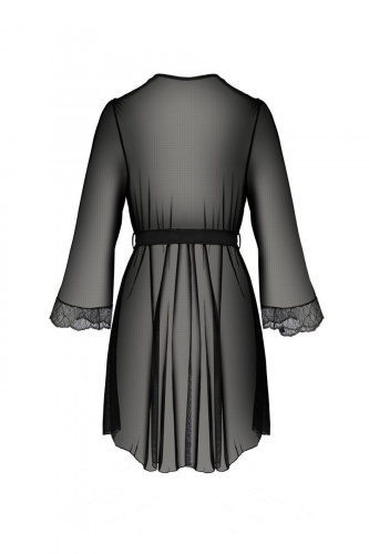 Пеньюар Passion AMBERLY PEIGNOIR black, L/XL - купити в Україні | Секс шоп SEX-SHOP.ua