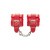 Toyfa - Anonymo handcuffs - Наручники с цепочкой Toyfa - Anonymo handcuffs - Наручники с цепочкой
