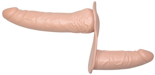 Двойной страпон Orion Double Dong Strap-On, 19 см