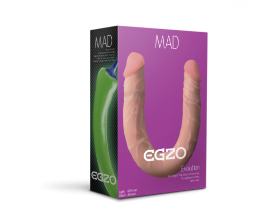 Фаллоимитатор двухстонний Egzo DL002F 46 см
