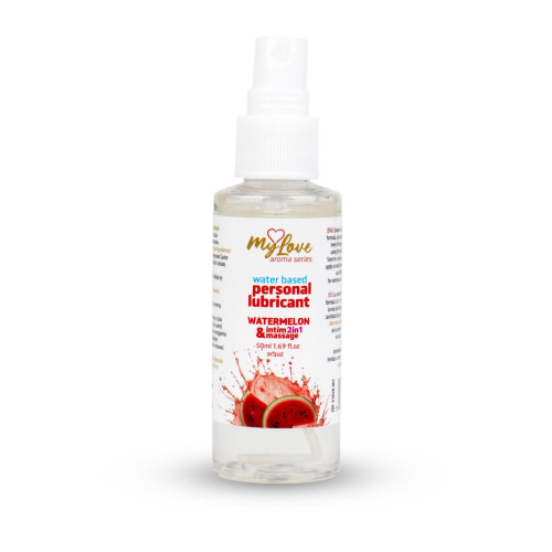 2в1 лубрикант и массажный гель - MyLove Aroma Series Intim&Massage Watermelon, 50 мл