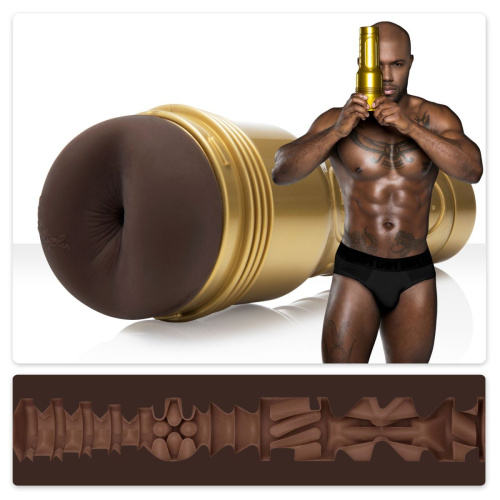 Fleshlight Fleshjack Milan Christopher King - мастурбатор-анус, 25х7 см (коричневый)