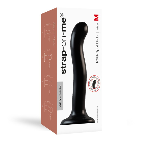 Насадка для страпона Strap-On-Me P&G-Spot Dildo, 18х3.3 см размер M