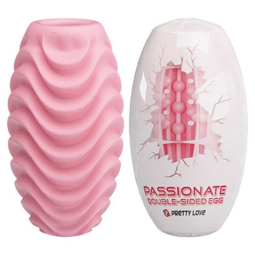 Pretty Love Passionate Double Sided Egg Masturbator - Мастурбатор, 8,6 х4. 6 см (рожевий) - купити в Києві, Україні