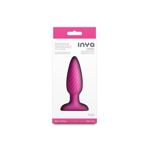 Анальная пробка с вибрацией NS Novelties INYA - Swirl