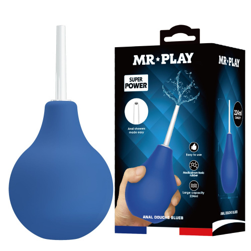 Анальный душ  Mr.Play Anal Douche Blueb Blue, 224 мл