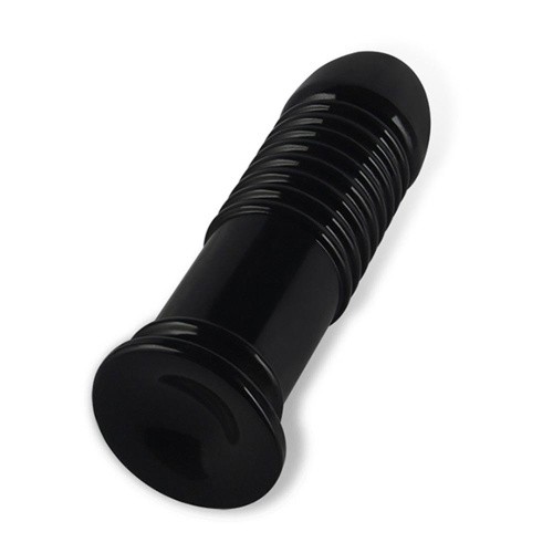 LoveToy King-Sized Anal Bumper - Огромная анальная пробка, 21х5.6 см (чёрный)