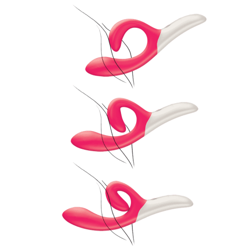 We-Vibe Nova - универсальный вибратор-кролик со смарт-управлением, 21.5х3.5 см (розовый)