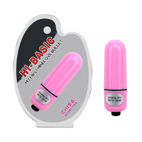 HI-BASIC Mini Love Bullet-Pink - Вибропуля, 5,5 см (розовый)