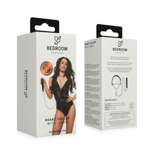 Ошейник с поводком Bedroom Fantasies: Collar with Chain