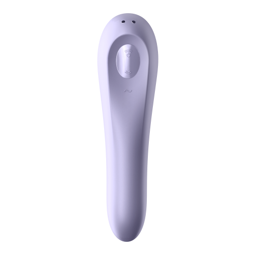 Satisfyer Dual Pleasure - Смарт вибратор и вакуумный стимулятор 2 в 1, 18х4.9 см (сиреневый)