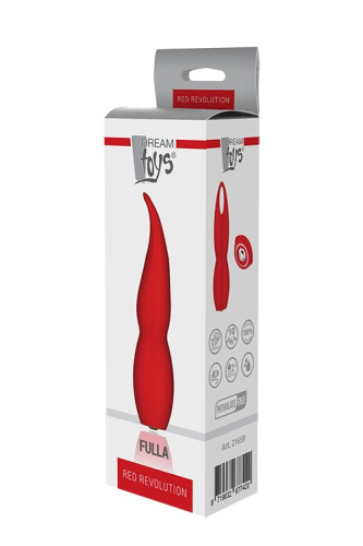 Dream Toys Red Revolution Fulla - Вибростимулятор, 13 см (красный)