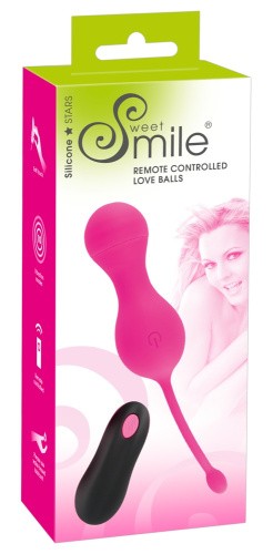 Sweet Smile RC Love Balls - Вагинальные шарики, 16,4 см (розовый)