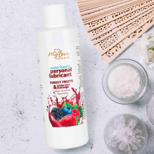2в1 лубрикант и массажный гель - MyLove Aroma Series Intim&Massage Forest Fruits, 300 мл