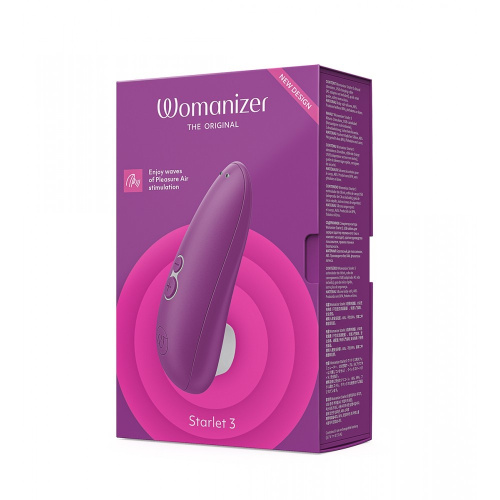 Вакуумний стимулятор клітора Womanizer Starlet 3 + Лубрикант 50 мл у подарунок - купити в Києві, Україні