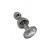 Wooomy Lollypop Double Ball Metal Plug S - Анальная пробка, 8.5х2.8 см (прозрачный) Wooomy Lollypop Double Ball Metal Plug S - Анальная пробка, 8.5х2.8 см (прозрачный)