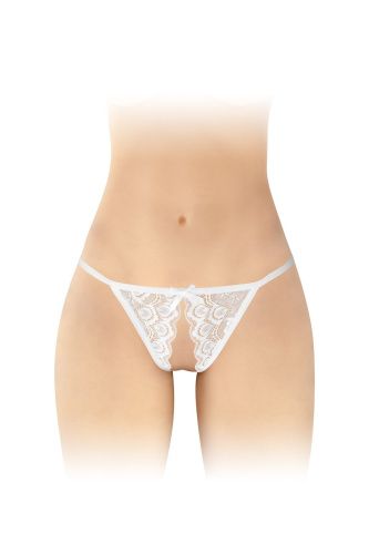 Трусики с открытым доступом Fashion Secret Zoe, One Size белые