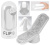 Tenga Flip Zero инновационный японский мастурбатор, 18 см (белый)