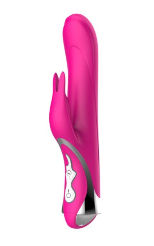 Missile Rabit pink - силиконовый вибратор кролик, 23.5х3.6 см (розовый)