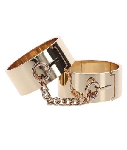 Taboom Slave Wrist Cuffs - Наручники металеві, (золотий) - купити в Києві, Україні