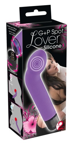 Orion G + P-Spot Lover Vibrator - Cтимулятор G-точки, 16х3.2 см (фиолетовый)