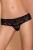 Obsessive 821-PAN-1 - Кружевные трусики бразилиана, L/XL (чёрный)