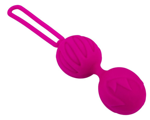 Adrien Lastic Geisha Lastic Balls BIG Magenta (L) - вагинальные шарики (фуксия), 3.9 см