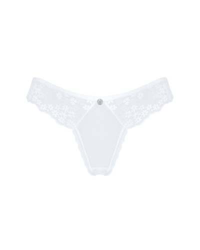 Obsessive Heavenlly panties - кружевные эротические трусики, XL/2XL (белый)