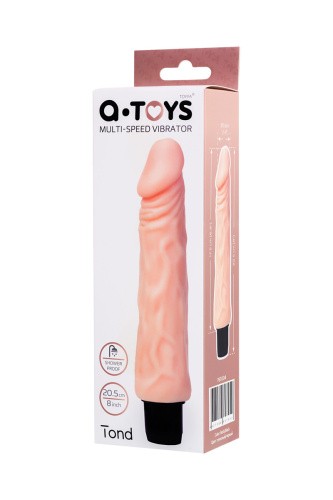 Toyfa A-Toys Multi-Speed - Реалистичный вибратор, 20,5 см (телесный)
