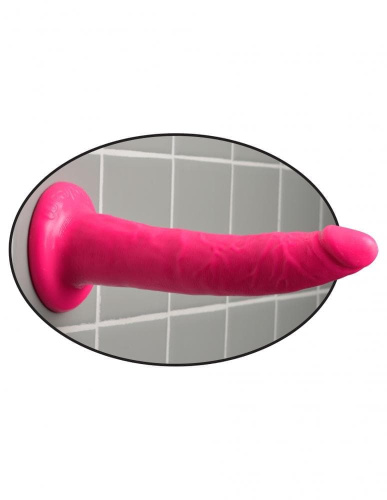 Pipedream Slim Dillio 7 Inch фаллоимитатор на присоске, 17.8х4.1 см (пурпурный)