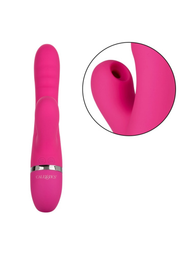 California Exotic Novelties Foreplay Frenzy Pucker - Вибратор-кролик, 20.3 см (розовый)