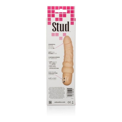 California Exotic Novelties Power Stud Curvy - Вибратор, 16x5 см (коричневый)