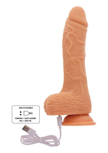 Вибратор Get Real Up&Down Rotating, 20 см