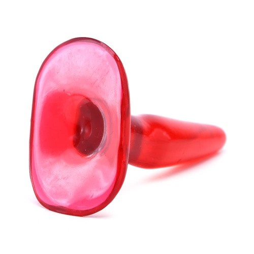 Pipedream Basix Mini Butt Plug - Анальная пробка, 11х2 см (красный)