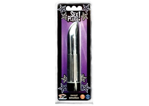 Topco Sales Sweet Emotion Vibe - Вибратор, 13.3х2.54 см (серебристый)