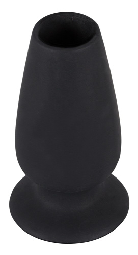 Orion Lust Tunnel Plug M – силіконовий анальний тунель, 10х5 см (чорний) - купити в Києві, Україні